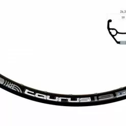 BIKE&CO RYDE Hinterrad 28 Zoll Rigida Taurus Disc Schwarz Shimano M475 8-11 Fach