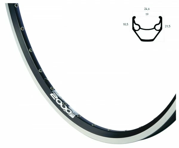 BIKE&CO RYDE Hinterrad 28 Zoll Rigida ZAC 2000 Freilauf Schwarz 28" Shimano 7-Gang Schwarz 1 BIKE&CO RYDE Hinterrad 28 Zoll Rigida ZAC 2000 Freilauf Schwarz 28" Shimano 7-Gang Schwarz