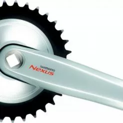 Shimano Kettenradgarnitur Nexus 38 Zähne Nabenschaltung Silber