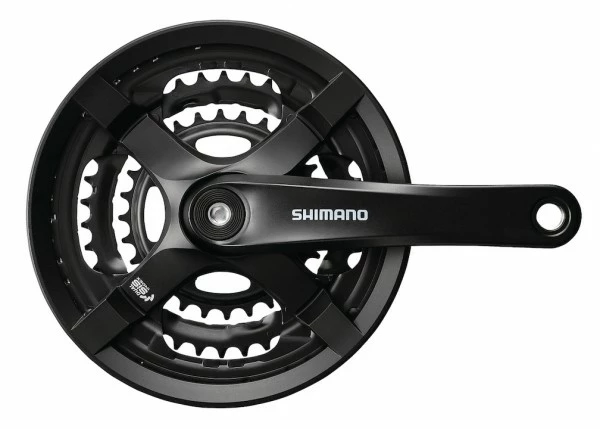 Shimano Kettenradgarnitur Tourney FC-TY501 48x38x28 Zähne Schwarz EFCTY501C888CLB 1 Shimano Kettenradgarnitur Tourney FC-TY501 48x38x28 Zähne Schwarz EFCTY501C888CLB