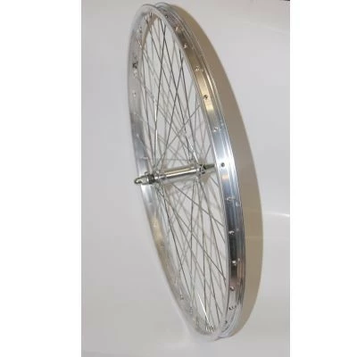 BIKE&CO Vorderrad 26 Alufelge Vollachse 559x21 Silber 1 BIKE&CO Vorderrad 26 Alufelge Vollachse 559x21 Silber